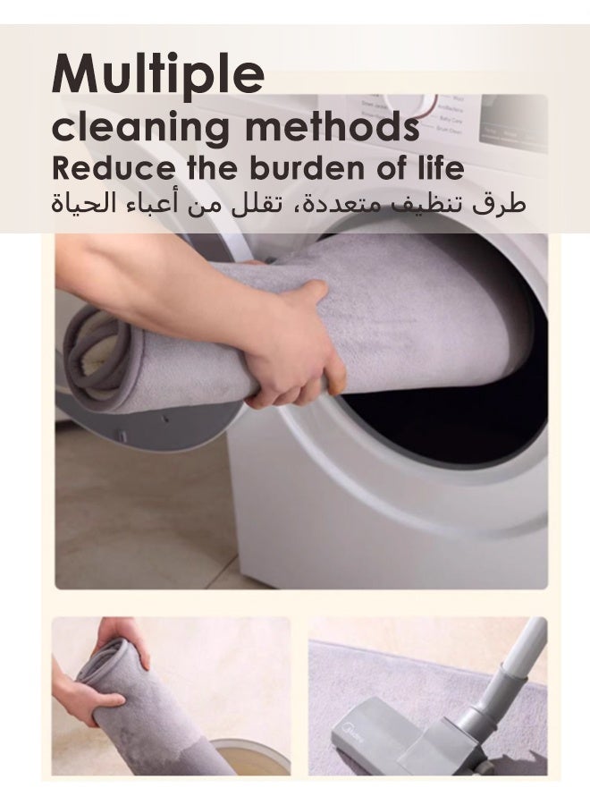 سجادة حمام قابلة للغسل في الغسالة 40*60 سم، سجادة أرضية ماصة للحمام بطيئة الارتداد، غير قابلة للانزلاق، فائقة الامتصاص وسريعة الجفاف، الجزء السفلي غير قابل للانزلاق وسهل التنظيف، رائعة للحمام، الغرور، منزل العطلة، الحمام الرئيسي، حمام الأطفال، جناح الضيوف. - Image 4