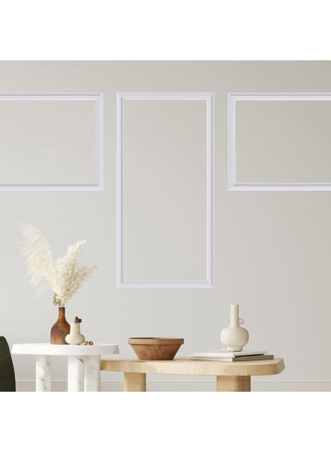 KTINITK 3 PCS Premade Wainscoting Panels，Accent Wall Panels for Interior Wall Decor,All Edges precut, Factory Primed Wall molding Pieces (16 x 24 in) - Image 5