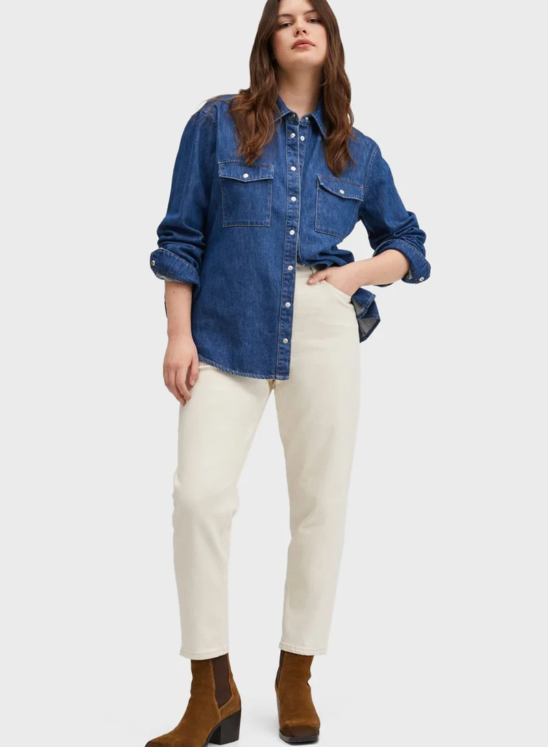 MANGO High Waist Skinny Jeans