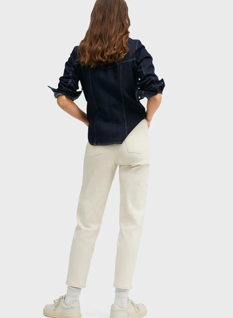 MANGO High Waist Skinny Jeans