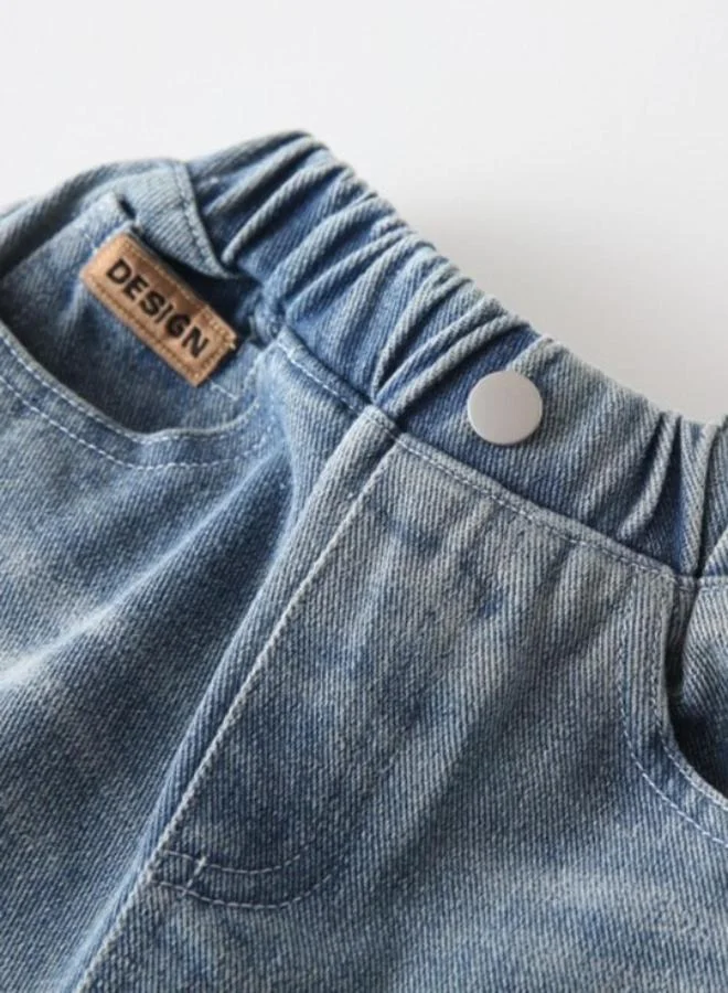 YUNIQEE Blue Relaxed Mid Rise Solid jeans