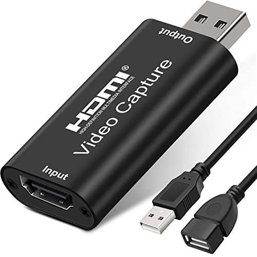 AMZHRLY 4K HDMI to USB 2.0 Video Capture Card 1080P Cam Link Card Game Capture Card Adapter Screen Record Capture Device for Streaming, Gaming, Video Conference, Teaching, Live Broadcasting - Image 1