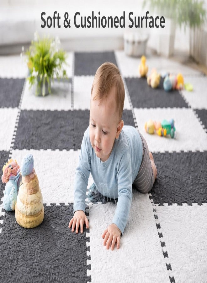 WENGTY 10 Pcs Interlocking Foam Floor Mat 12x12 Inch EVA Soft Puzzle Tiles, Anti-Slip Gym Play Mat for Kids, Exercise Flooring, Noise Reduction, Waterproof Floor Protection, 10 Sq Ft Coverage - Image 4
