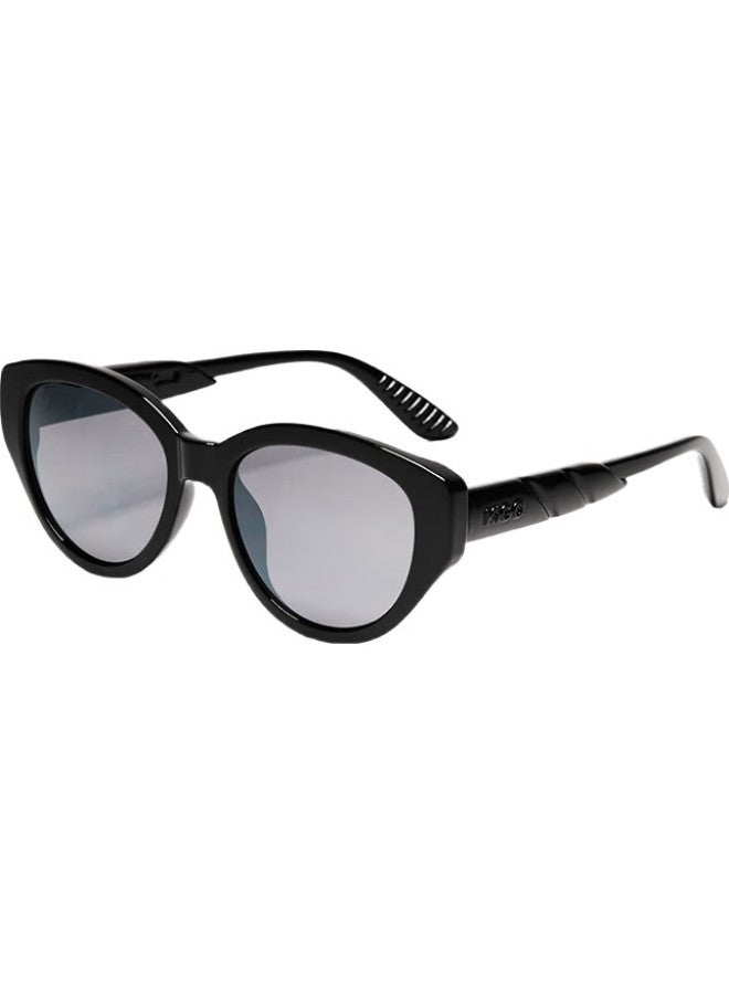 Kigo Cat Eye New Polarized Uv Protection Sunglasses Retro Stylish For Kids Filming Black (6-12 Years Old) - Image 1