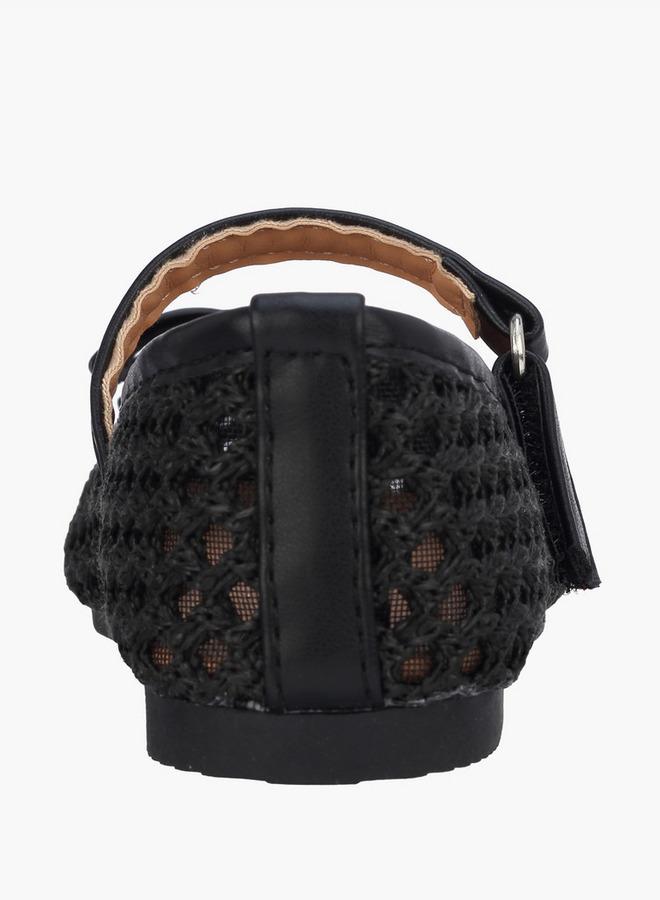 Flora Bella By Shoexpress أحذية باليرينا للفتيات بنظام الخطاف والحلقة - Image 5