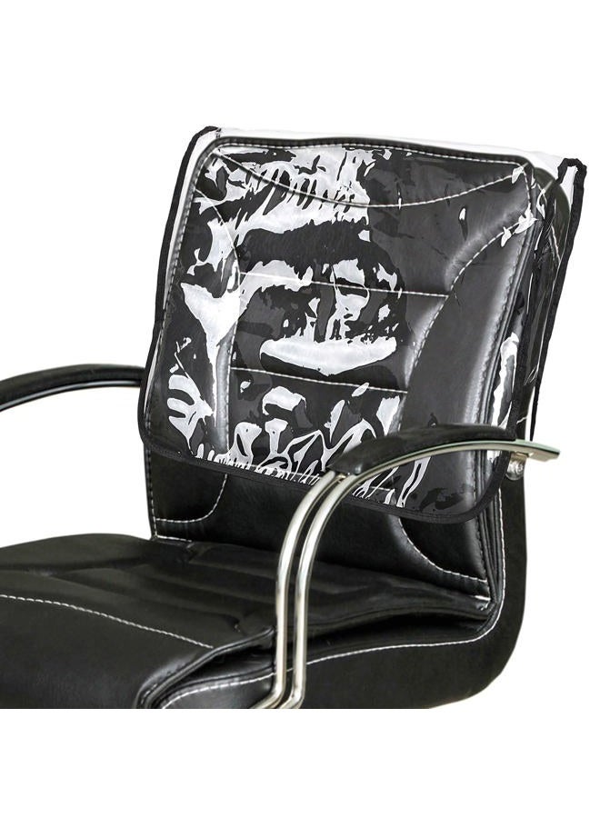 Noverlife Chair Back Cover, Beauty Salon Chair Protective Cover, Square Hairdressing Chair Back Covers, Prevents Damage to Spa/Salon Chair, Barber Hair Salon Chair Cover, Fits Most Salon Chairs - Image 1