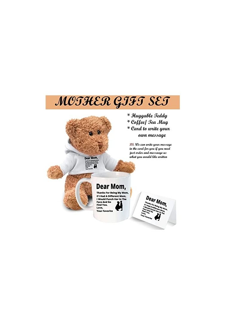 PRINTSHOP4ME Mothers day special Teddy Gift set for Mom Design 5  - Image 2