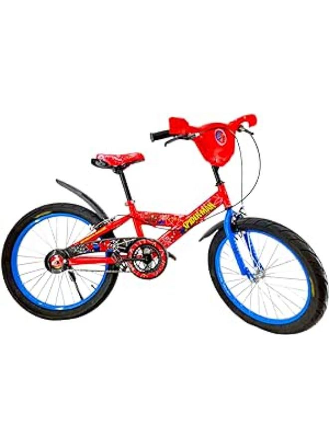 Children's bike my boy with LED skirt and works with music from flash children's wheel 3 colors my boy three sizes-official dealer in Egypt product GTG TOYS (Red, 20 inches)
