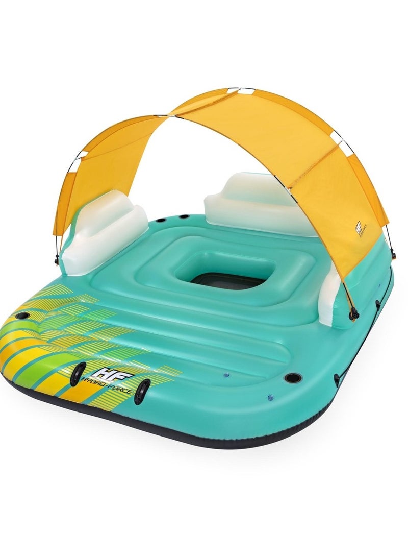 Bestway - Hydro-Force 5-Person Bathing Island Sunny Lounge 300 x 275 cm - 43407 - Image 1