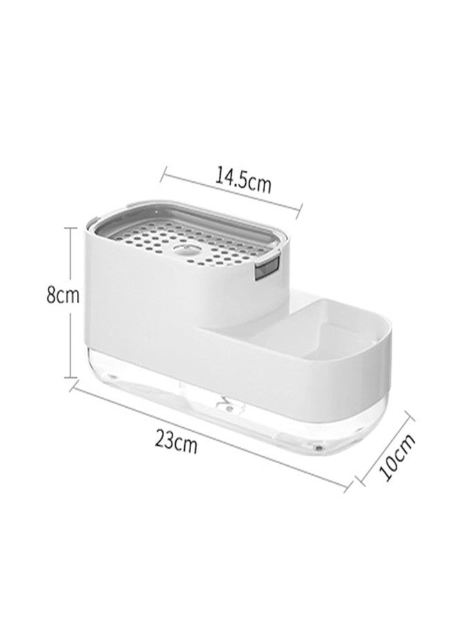 BlissCart 3 in 1 Liquid Soap Dispenser Dishwashing Soap Dispenser Countertop Pump Dispenser addy Sink Dishwashing for Kitchen Bathroom Liquid Dish Soap Holder. - Image 2