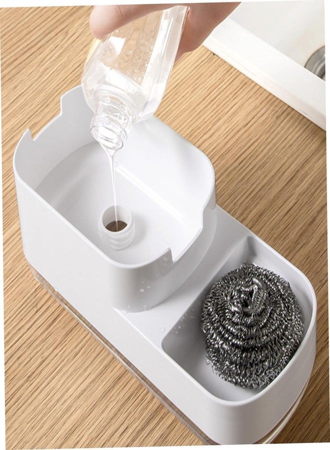 BlissCart 3 in 1 Liquid Soap Dispenser Dishwashing Soap Dispenser Countertop Pump Dispenser addy Sink Dishwashing for Kitchen Bathroom Liquid Dish Soap Holder. - Image 5
