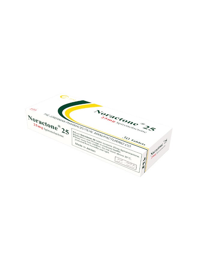 Noractone 25 mg Spironolactone Tablets 30 Count - Image 2