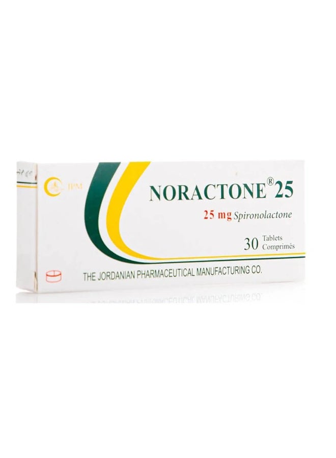 Noractone 25 mg Spironolactone Tablets 30 Count - Image 1