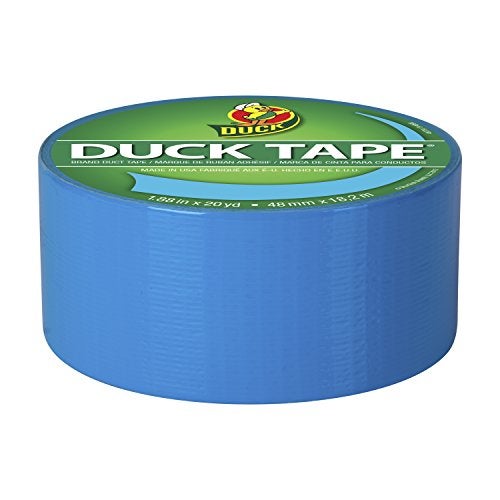 Duck Brand 1311000 Color Duct Tape, Electric Blue, 1.88 Inches x 20 Yards, Single Roll - Image 2