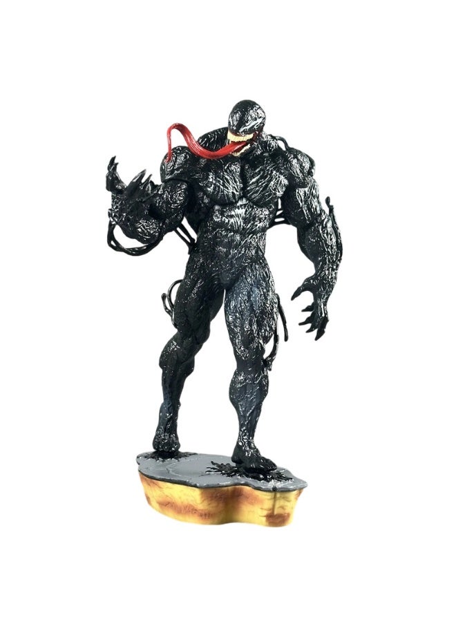 Avengers GK Venom Figure, 30CM Black Venom Statue Movie Peripheral Desktop Collectible Model - Image 1