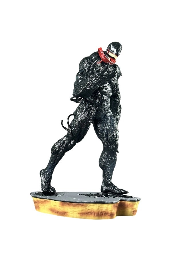 Avengers GK Venom Figure, 30CM Black Venom Statue Movie Peripheral Desktop Collectible Model - Image 3