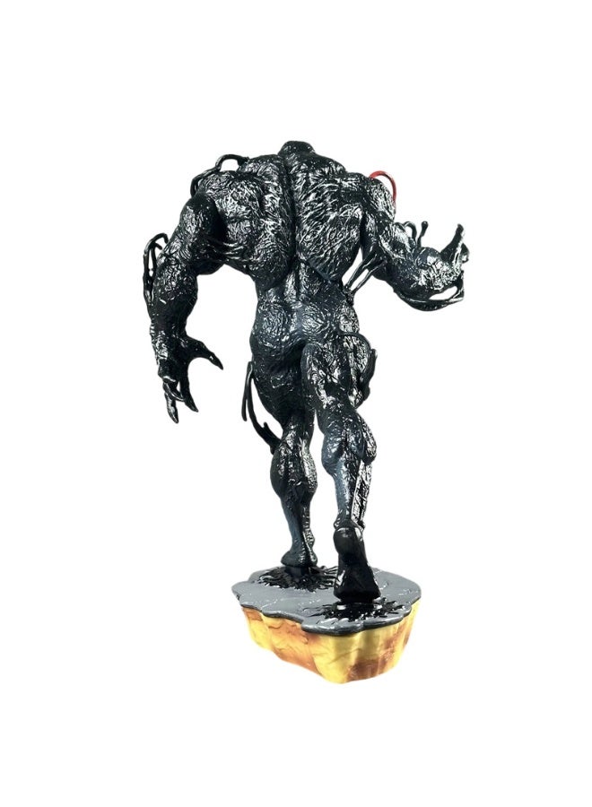 Avengers GK Venom Figure, 30CM Black Venom Statue Movie Peripheral Desktop Collectible Model - Image 2