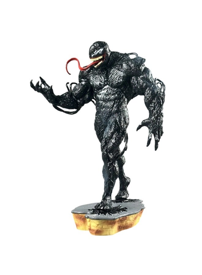Avengers GK Venom Figure, 30CM Black Venom Statue Movie Peripheral Desktop Collectible Model - Image 4