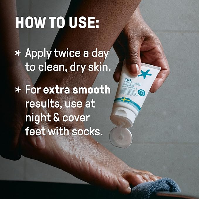 CCS Professional Foot Care Cream 175 ml Moisturise and Protect Dry and Callused Feet Contains 10 Urea and Eucalyptus Oil Clinically Tested Suitable for Diabetics - Image 5