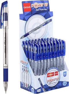 UNIMAX Unimax Gigis 07 Point Ball Pen-0.7MM Blue 1x50 Pieces  - Image 1