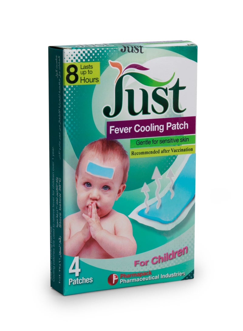 Just Fever Cooling patches for infants 4 patches