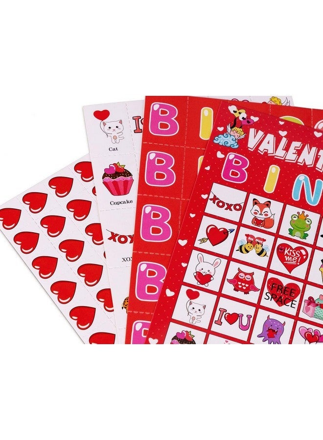 جولي لايف 40 لاعبا عيد الحب لعبة البنغو بطاقات فئة حفلة لوازم النشاط - Image 5