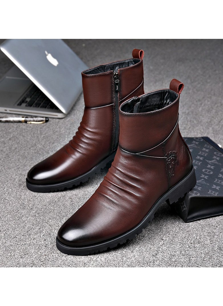 KUYING - New Fashion Men's Martin Boots - Image 1