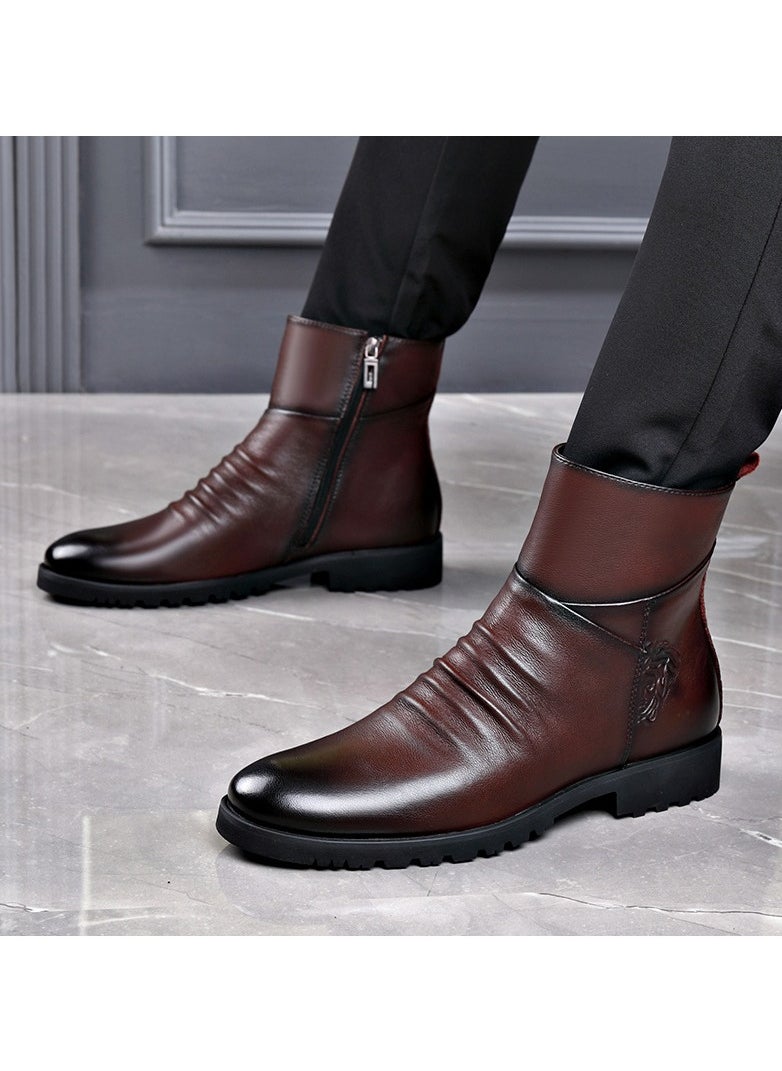 KUYING - New Fashion Men's Martin Boots - Image 1