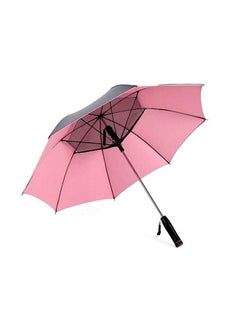 Automatic Reversable Three Folding Umbrella Pink