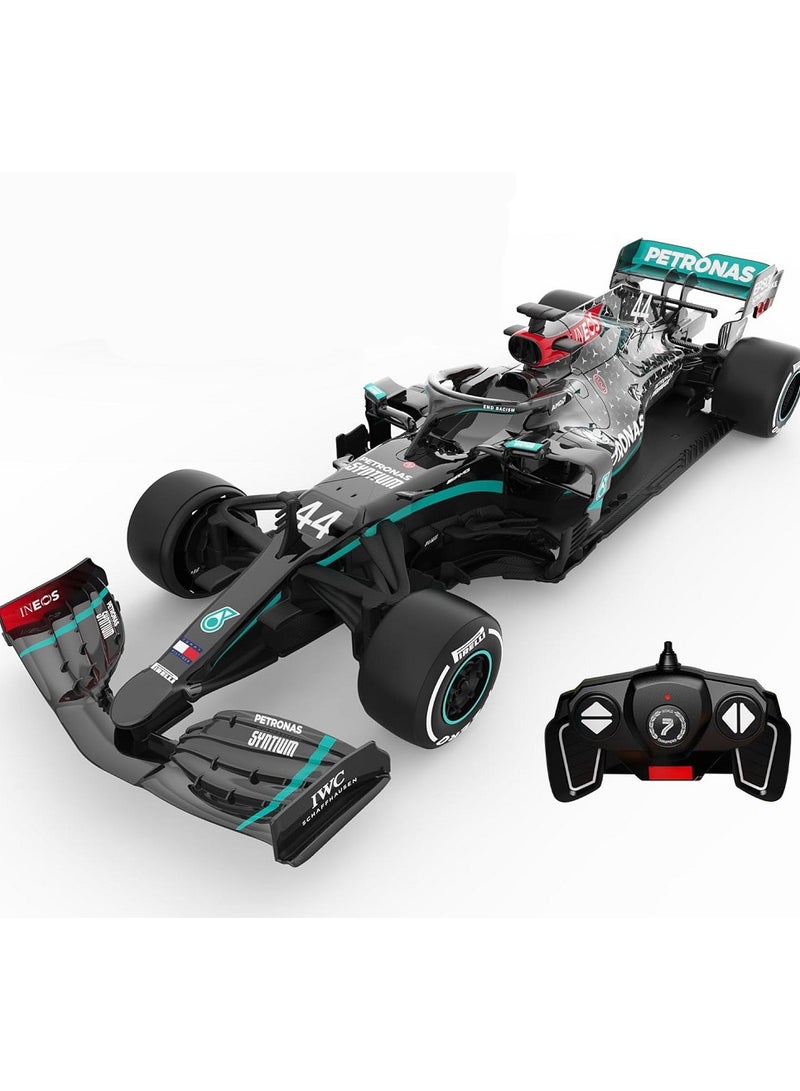 1:18 Mercedes-Benz Racing Car Model , Electric Remote Control Toy Vehicle With Decals , Model Car Gift For Boys And Girls Black 31.7 cm*11.8 cm*6.1 cm - Image 1