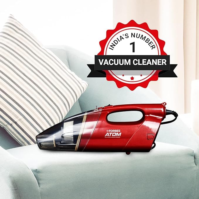 Eureka Forbes Atom 12,000 Pa Powerful Suction Power, 2-in-1, Handheld & Stick Functions, Blower Function, Can be Used as Inflator for Toys; for Home Use, with Washable Filter - Image 2