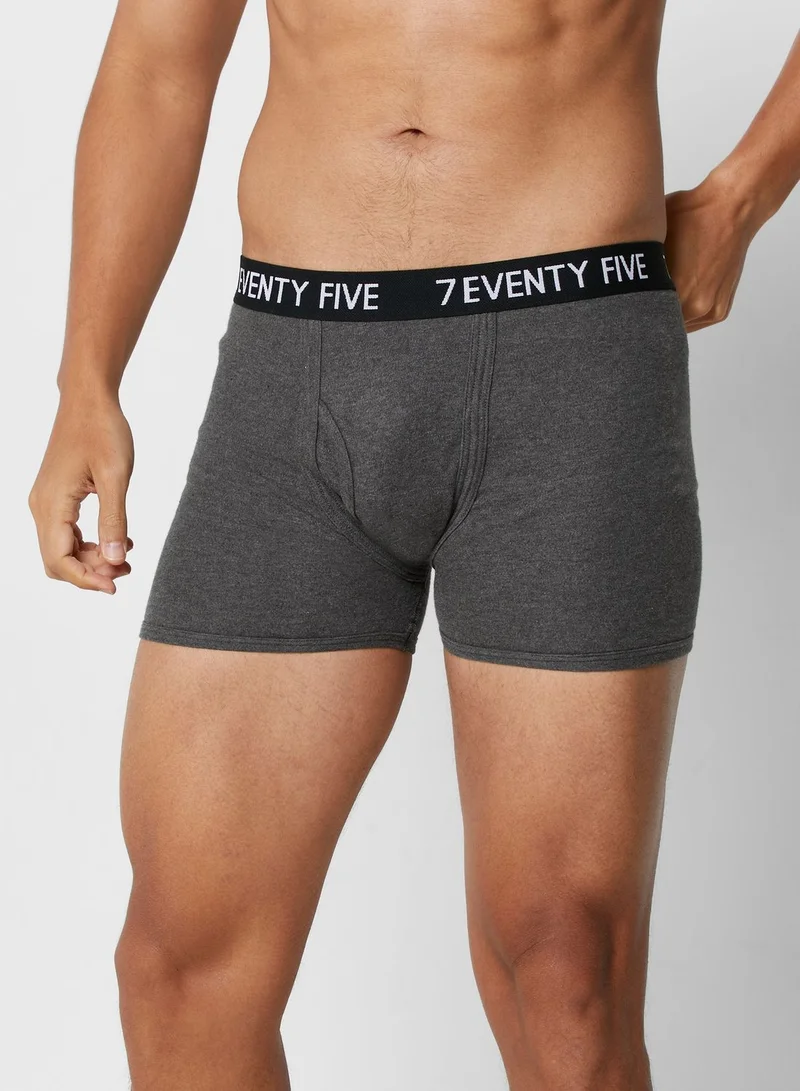 Seventy Five Basics 3 Pack  Waist Band Trunks with Antibacterial Finis