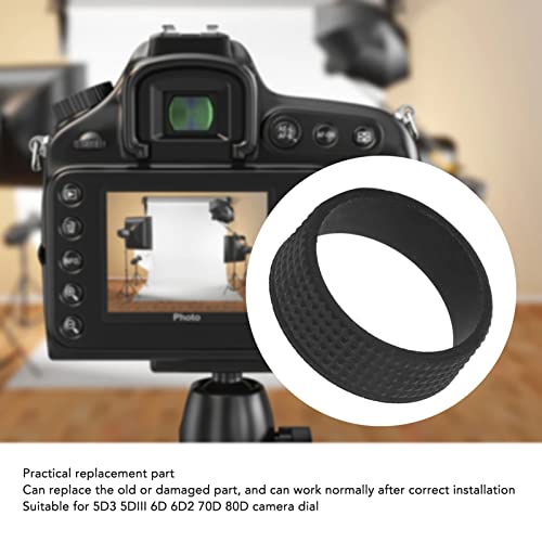 Yoidesu Camera Mode Dial Around Circle, Rubber Camera Dial Around Circle for 5D3 5DIII 6D 6D2 70D 80D Camera, Camera Repair Accessories - Image 5