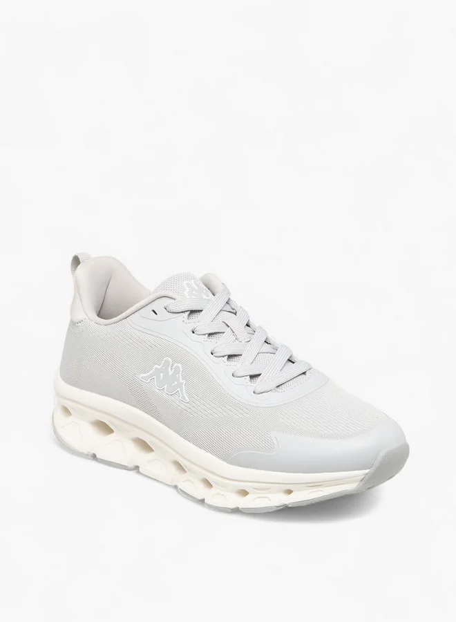 Kappa Women's Logo Print Sports Shoes with Lace-Up Closure