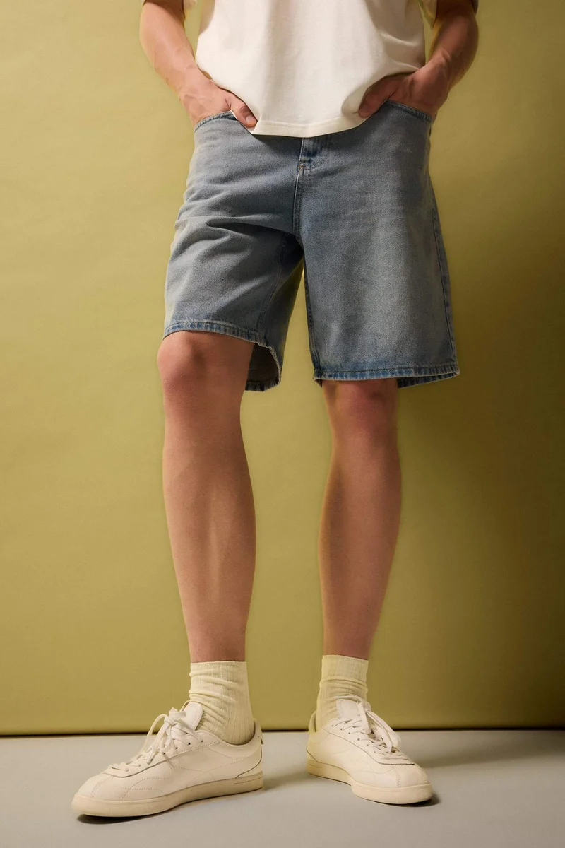 DeFacto Straight Fit Bermuda Shorts