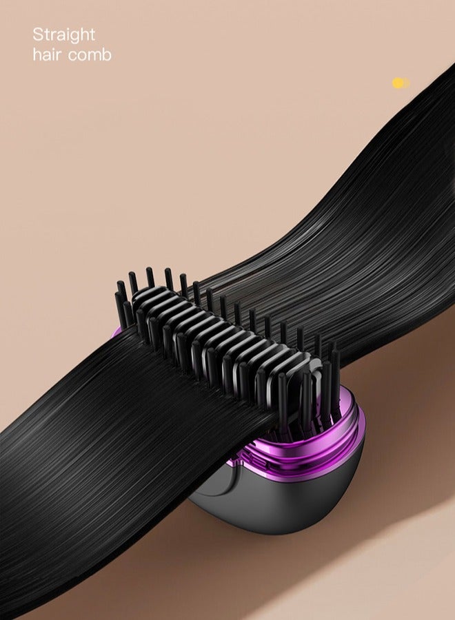 مكواة فرد الشعر الصغيرة ، مكواة فرد الشعر القابلة لإعادة الشحن ، مشط اللحية الكهربائي ، الشعر الأملس والشعر المجعد - Image 2