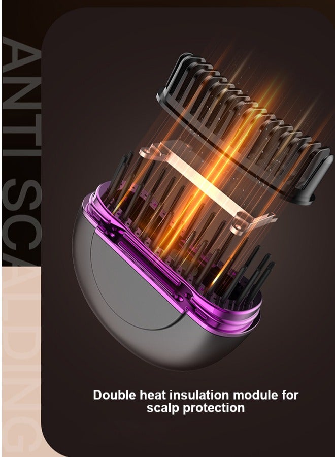 مكواة فرد الشعر الصغيرة ، مكواة فرد الشعر القابلة لإعادة الشحن ، مشط اللحية الكهربائي ، الشعر الأملس والشعر المجعد - Image 5