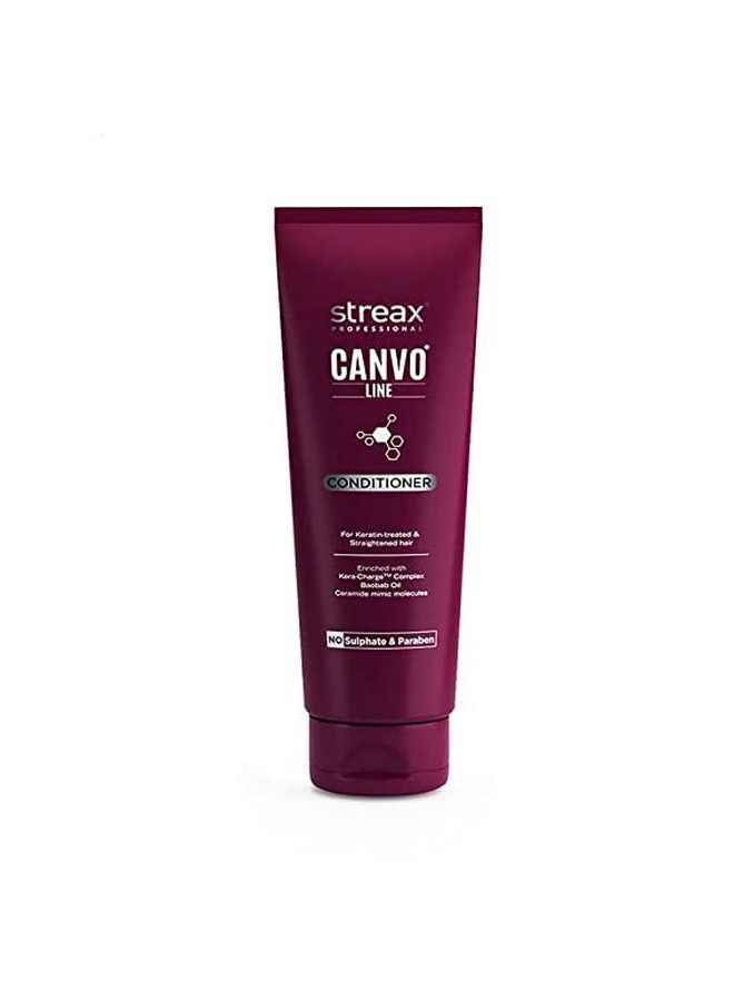 Streax Professional Canvoline Shampoo 300Ml & Conditioner 240 Ml Combo Pack Of 2 (For Straightening Hair) - Image 4