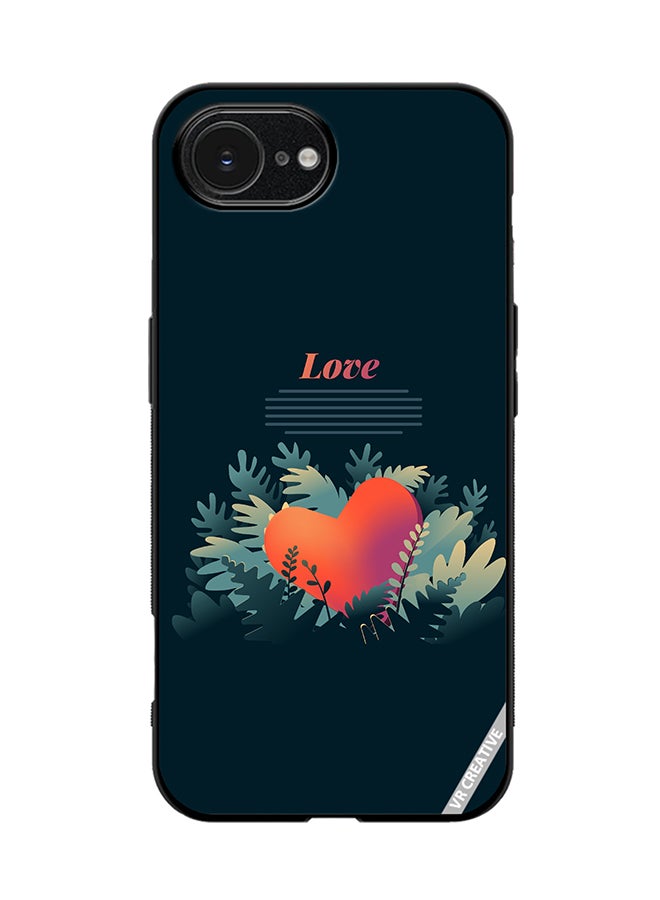 Protective Case Cover For Apple iPhone 16e Love Design Multicolour