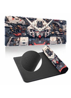 Gundam Mouse Pad Oversized Machine Warfare Boys Science And Technology Sense Computer Keyboard Pad Learning Games Dormitory Non-Slip Table Pad-Color:300*800*4mm-Pattern:Up To ① Paragraph One