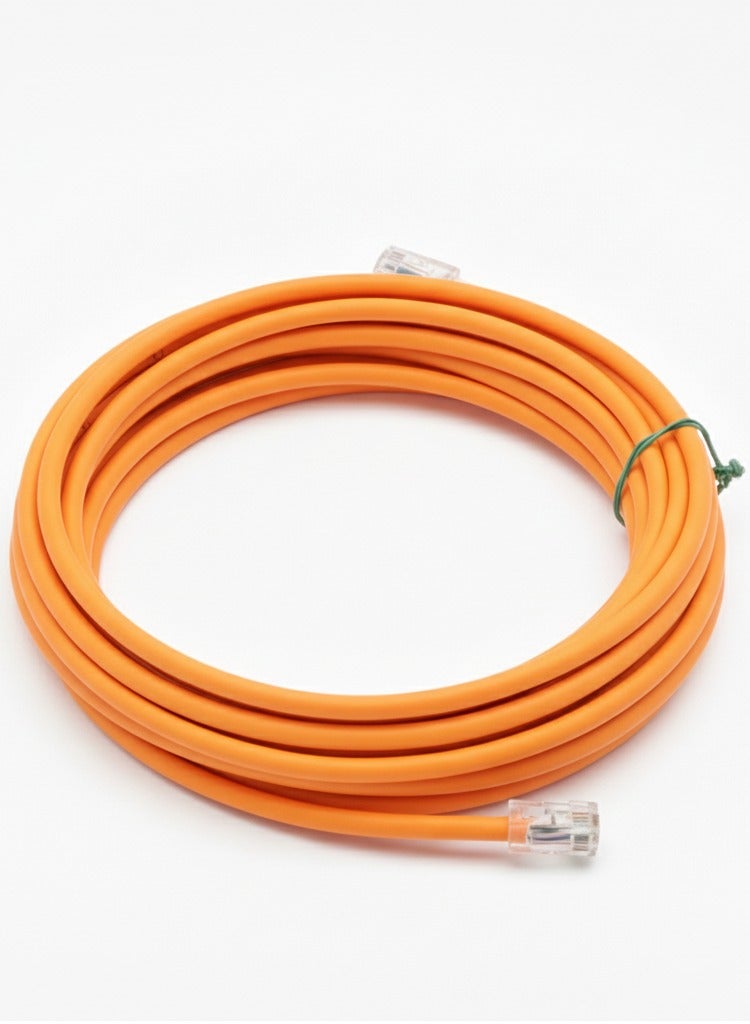 Ethernet Network Lan RJ45 Cat6e PRO Internet Router Cable Patch PC Modem Lead orange Colour (10m)