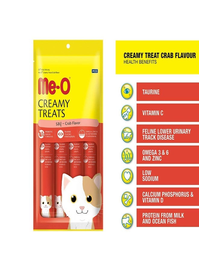 Me-O Creamy Cat Treats for All Life Stages-Crab Flavor 60 G Pack of 12 (720G) - Image 2