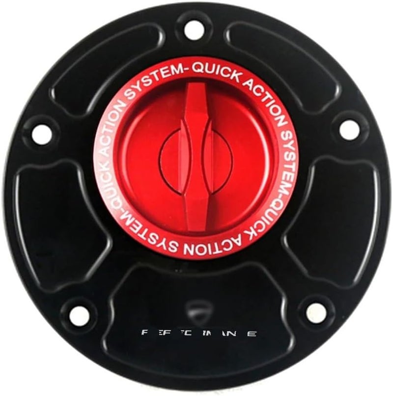 Red Quick Release Motorcycle Fuel Gas Cap For Ducati 1098 1198 748 848 Monster 1200 1000 797 821 - Image 2