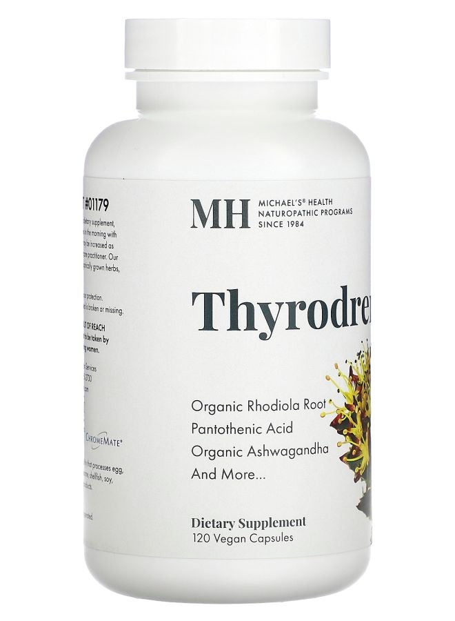 Michael's Naturopathic Thyrodrenal 120 Vegan Capsules - Image 2