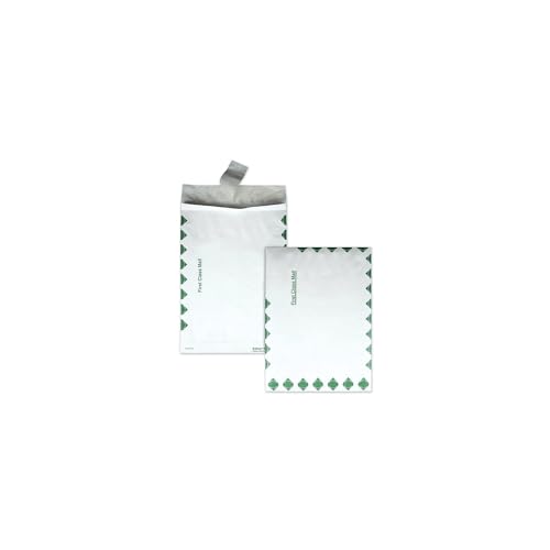 Quality Park Survivor R4210 Tyvek Expansion Mailer, First Class, 10 x 13 x 1 1/2, White, 18lb (Case of 100) - Image 2