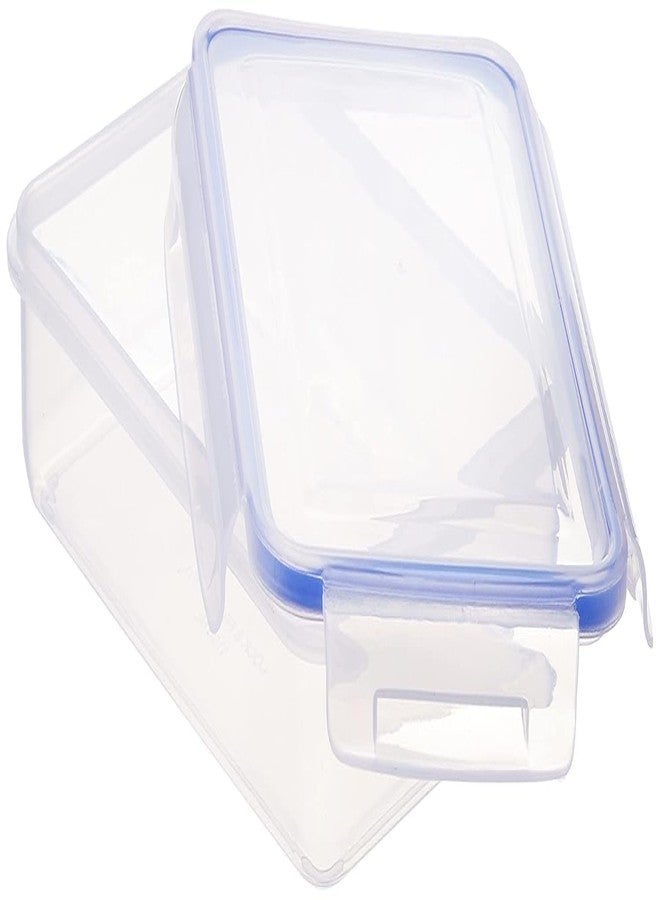 Aristo Lock & Fresh 301 Plastic Storage Container For Storing grains, pulses, rice, wheat etc Set of 3-1100 ML, Transparent Clear, large (LOCK&FRESH301) (22 x 15.5 x 6cm) - Image 2