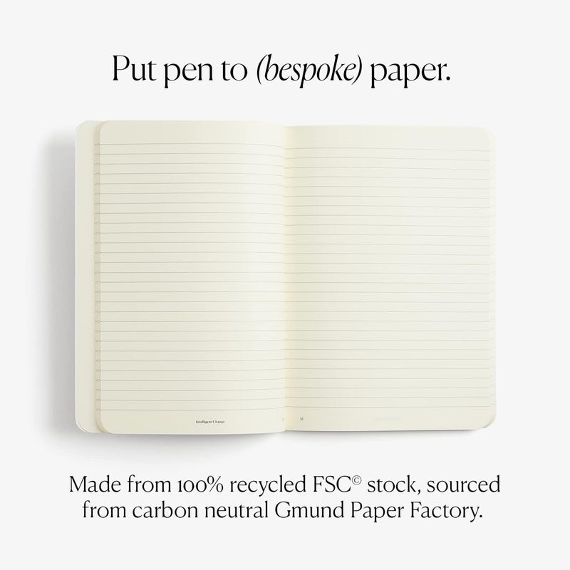 Intelligent Change Daily Notebook, Lined Journal Notebook, Work Notebook for Productivity and Mindfulness, Soft Cover A5 Journal for Writing Notes, 144 Pages, Black Notebook - - Image 4