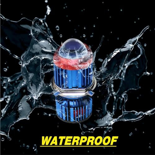 OBEROI'S TRADERS Super Bright H4 Fitting Cyt Led Headlight Bulb | Dual Color | High And Low Beam | Lens Projector Headlamp Bulb With Cooling Fan For All Bikes & Scooters - Image 5