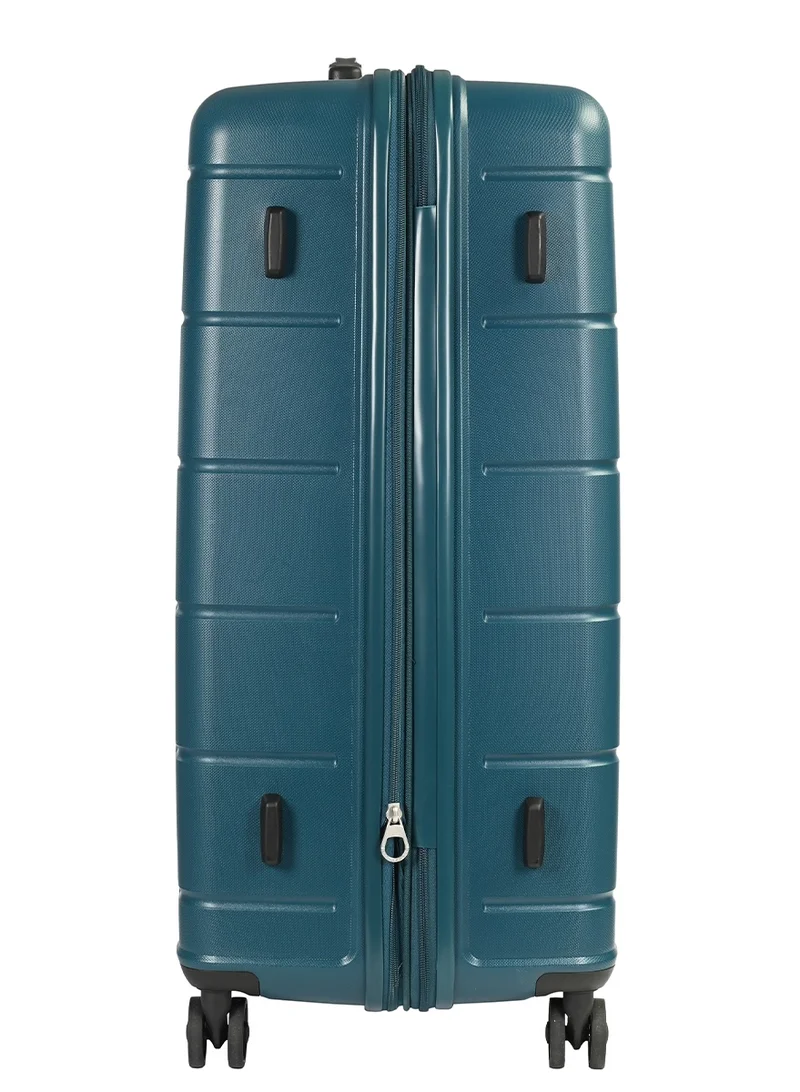 AMERICAN TOURISTER  Hundo Suitcase V2, Check-In Size 81 cm / 30 inch, 4 Spinner Wheels, Hard Top, PP, Deep Teal|Spacious Interior|TSA Combination Lock|Expandable - 3 Years International Warranty  | Best Price UAE