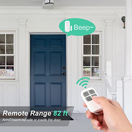 WSDCAM 130dB Loud Door Alarm Adjustable Volume, 5 Feature Modes Door Alarms for Kids Safety Home Security Pool Safety Alzheimers Door Window Open Sensor Wireless Door Alarm with Remote - Image 4